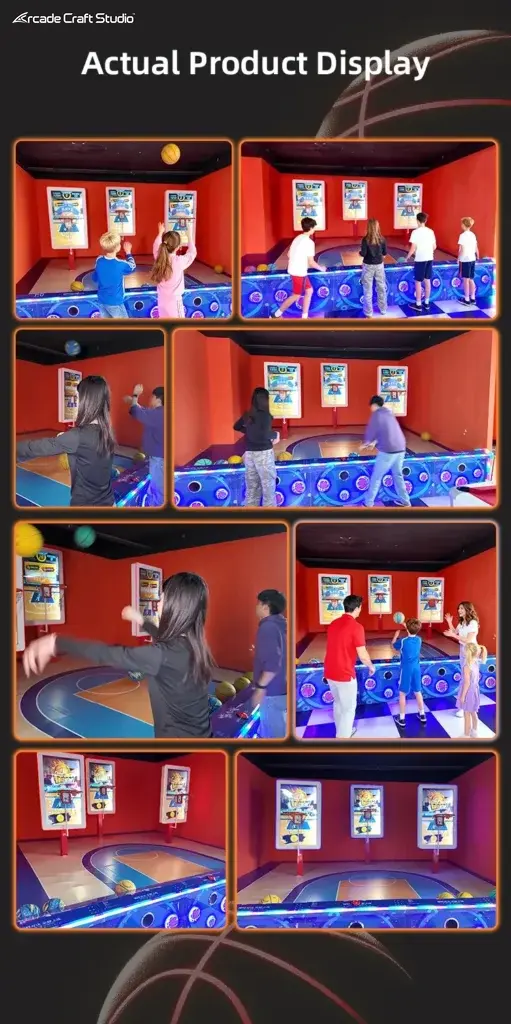 Multiplayer Indoor Basketball Game Simulation