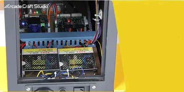 Two Player Shooting Arcade Video Game Machine