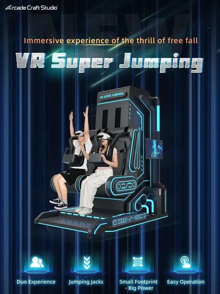 VR Super Bungee Jumping Game Fying Simulator