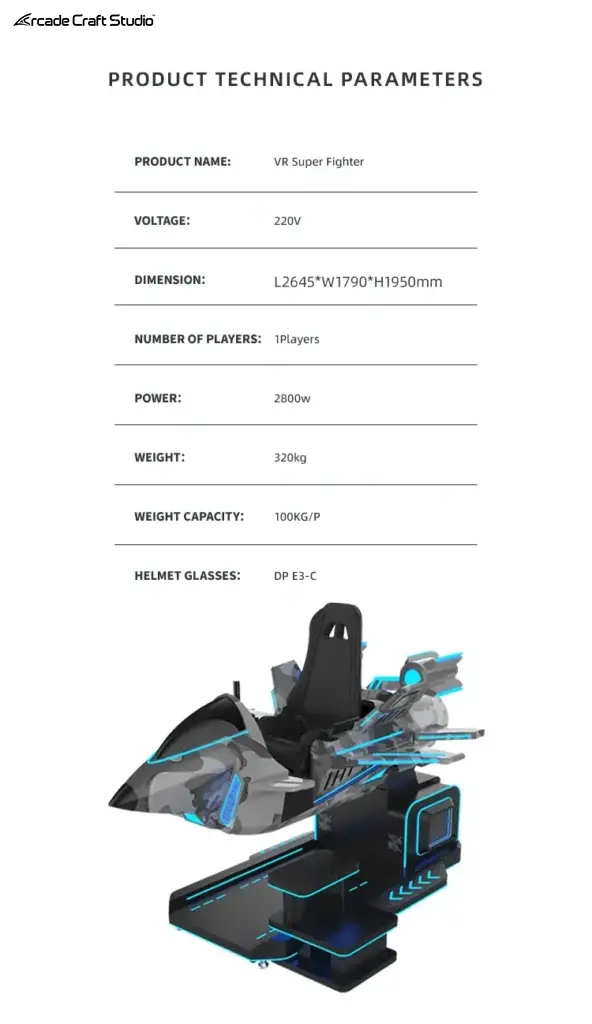 VR Super Fighter Airplane Simulator