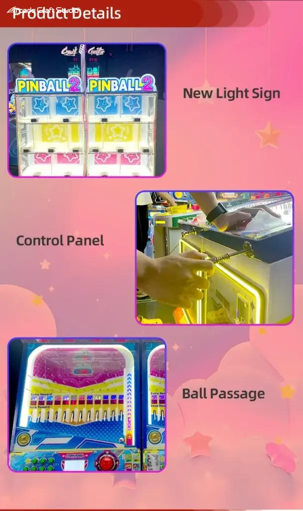 Pinball 2 Bagatelle Pinball Machine Prize Machine