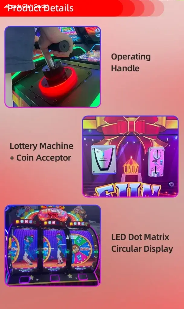 Fun Wheel Arcade Ticket Arcade Games (3P)