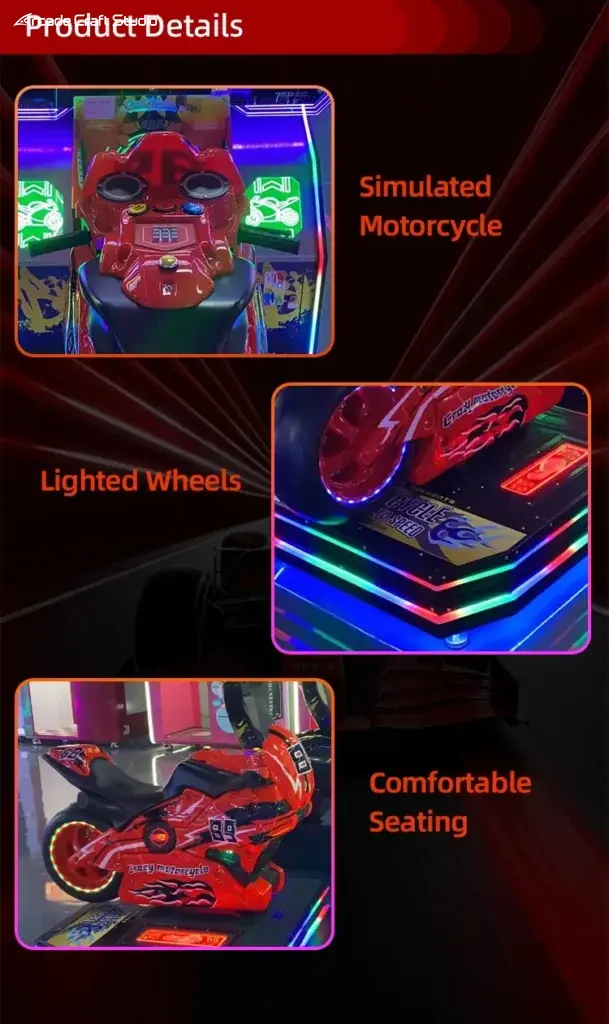 Moto Racer Coin Operated Motorcycle Arcade Game