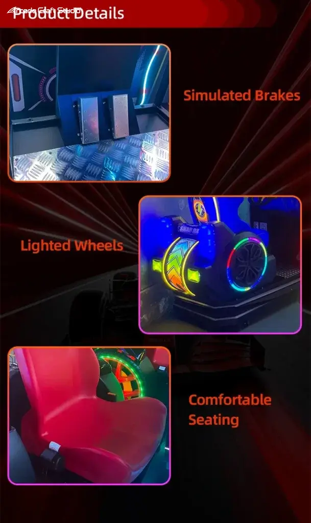Superburn Racing D 2 Players Driving Arcade Games