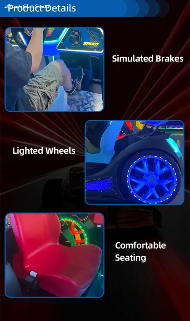 Street Racing Driving Simulator Arcade Machine