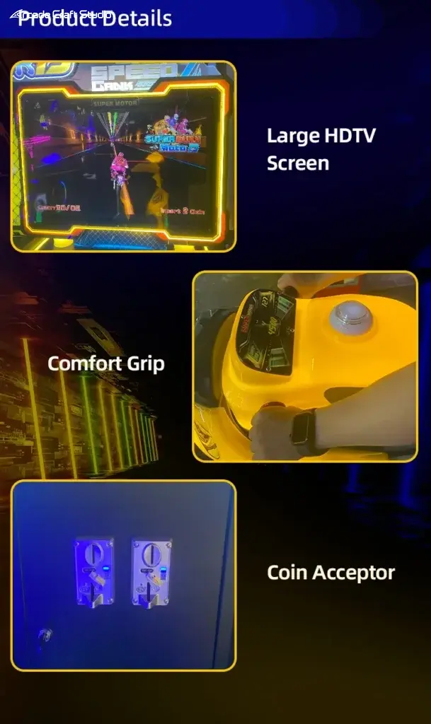 Superburn Motor D Arcade Motorcycle Racing Game