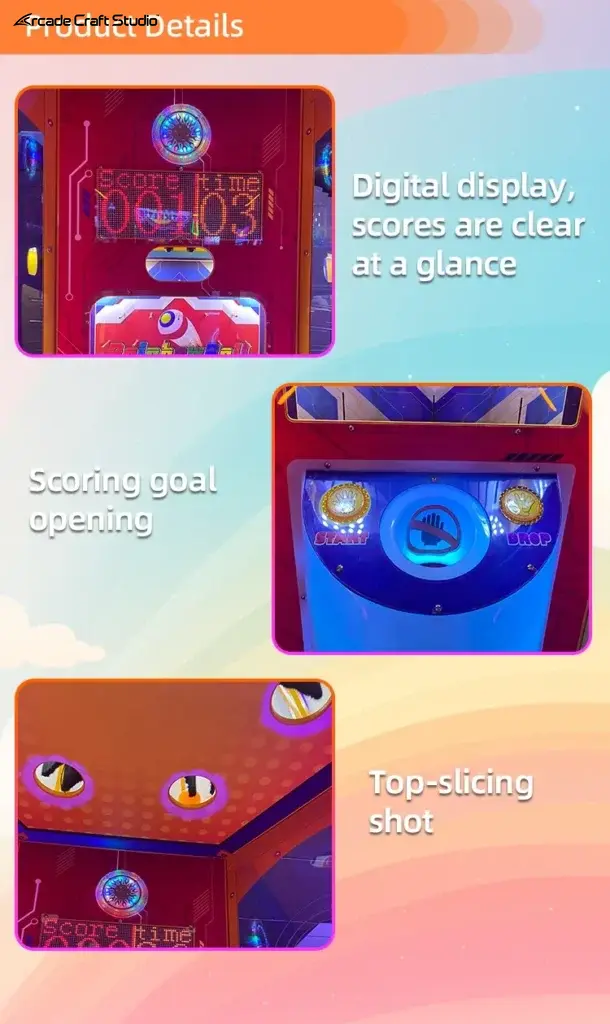 Rainbowball Bar Ball Dropping Arcade Game Ticket Arcade