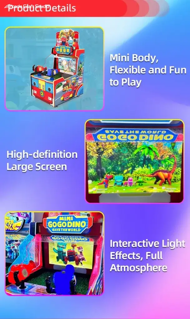 Mini Dino Adventure Water Shooting Arcade