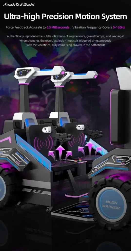 VR Neon Warrior Commercial  2 Players Gun Arcade Game