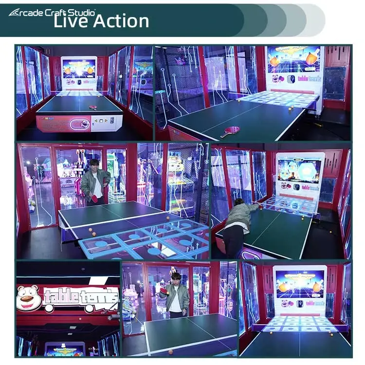 Table Tennis Simulator AR Ping Pong Game Arcade