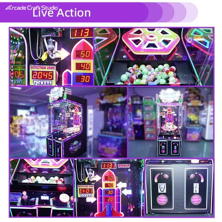 Space Tickets Ticket Arcade Ticket Claw Machine
