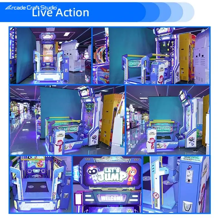 Let’s Jump Kids Trampoline Jump Arcade Coin Operated Video Games