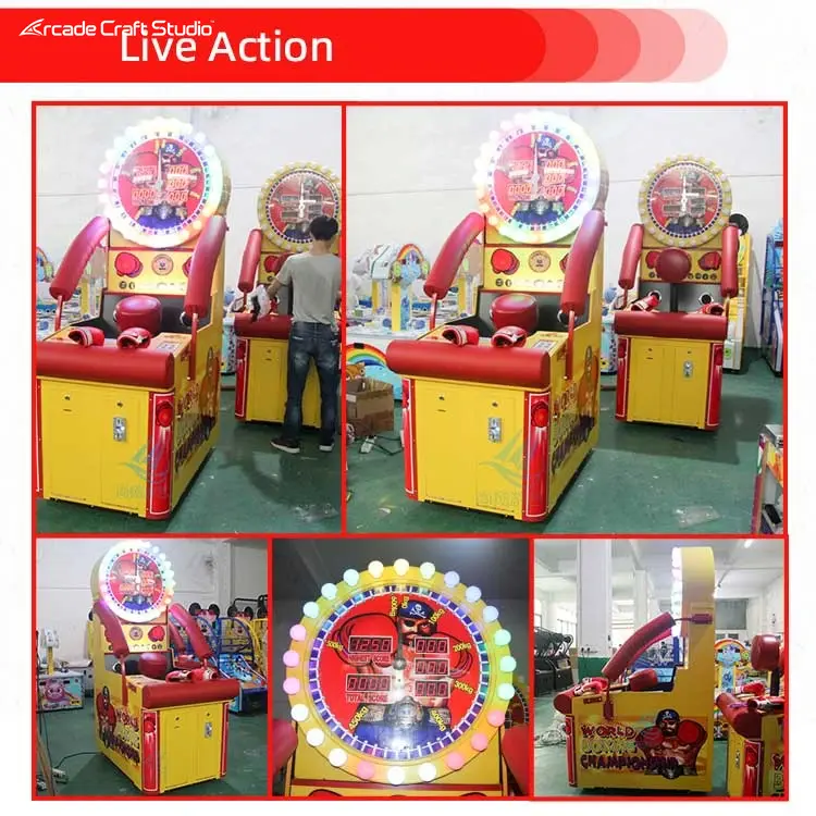 World Boxing Championship Boxing Arcade Game With Gloves