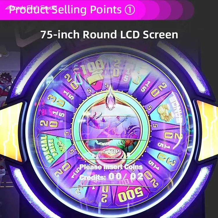 Ocean Treasure Arcade Spinner Wheel Ticket Arcade Games