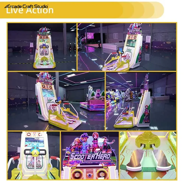 Kids Scooter Hero Skateboard Arcade