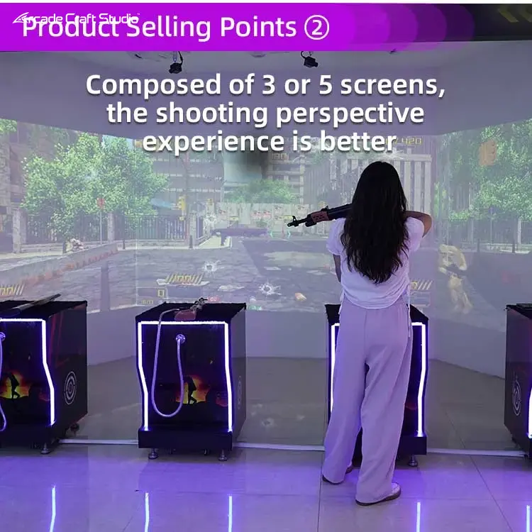 Multi-person Projection Interactive Shooting Simulator