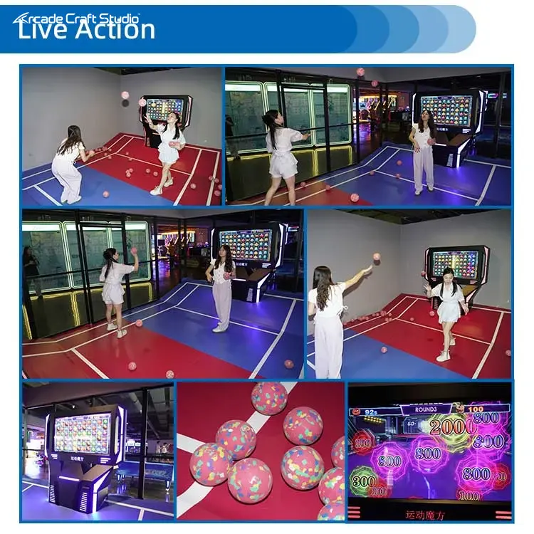 Multiplayer Battle Ball Smashing Game Machine