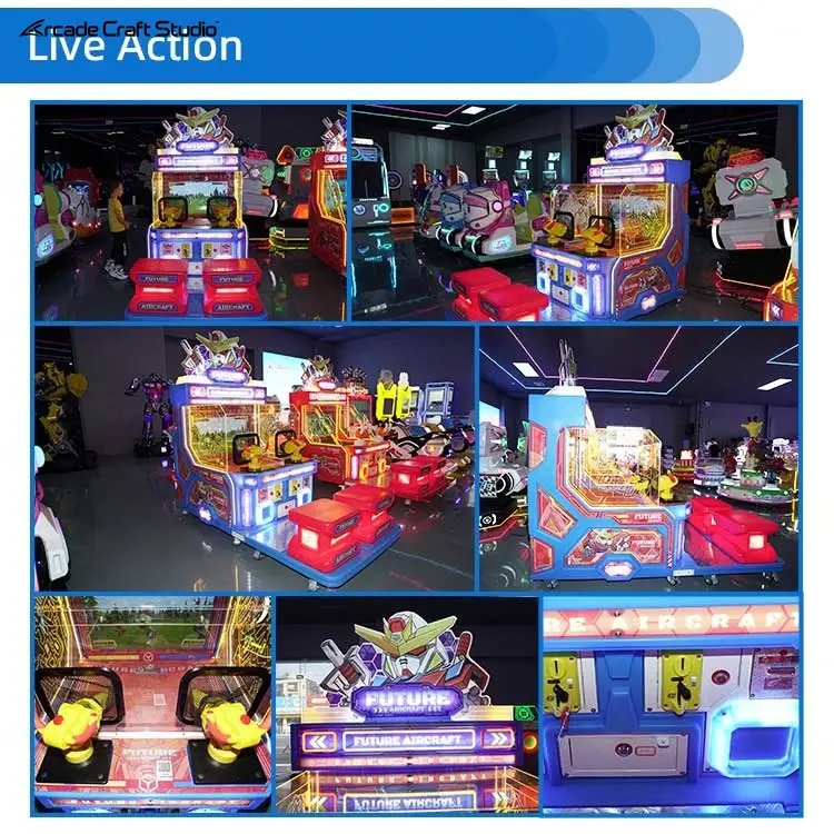 Future Aircraft Ball Shooting Game Arcade
