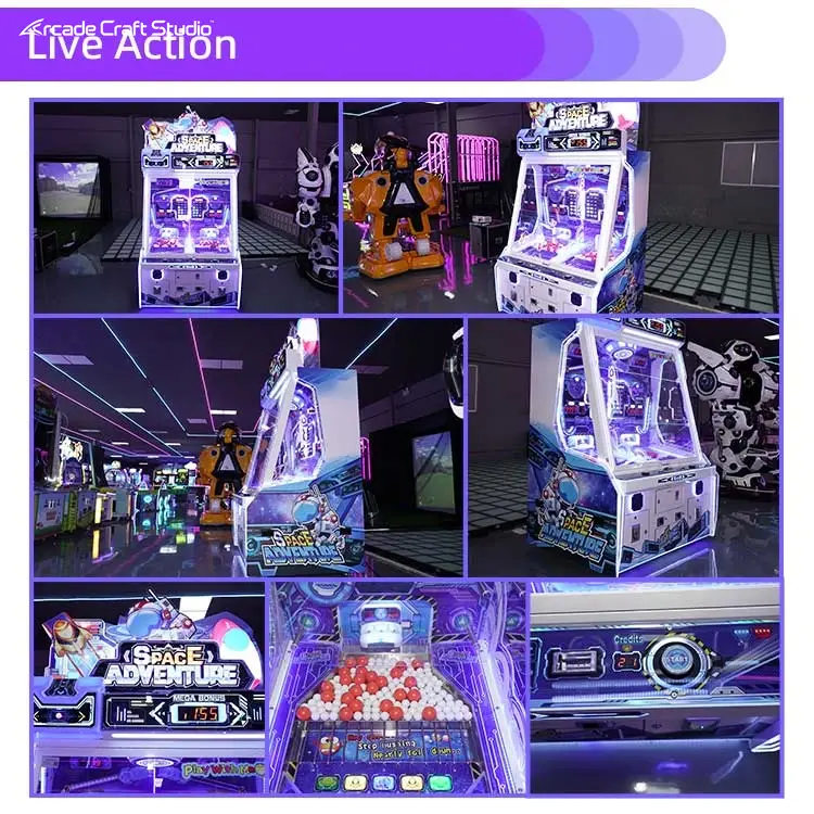 Space Adventure Ball Pusher Arcade Game