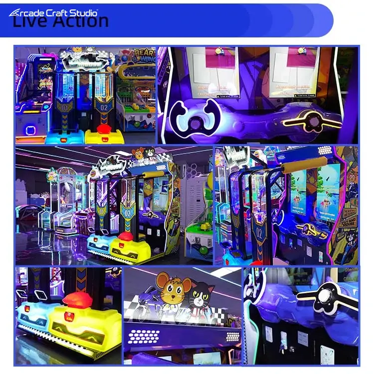Cat And Mouse 2 Players Driving Arcade Game Machine
