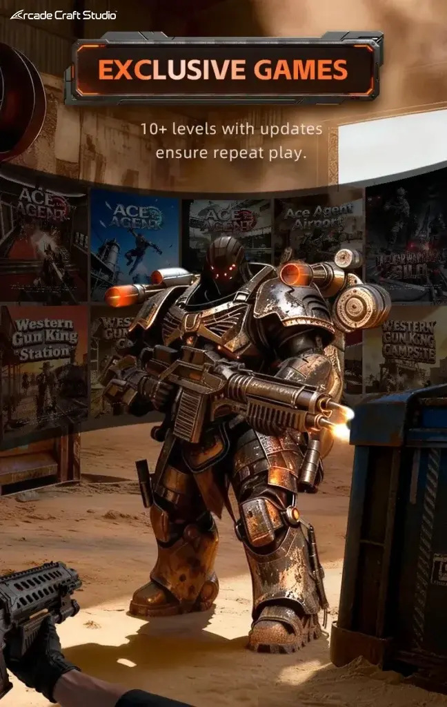 VR Thunder Vanguard 2 Players Arcade Shooter