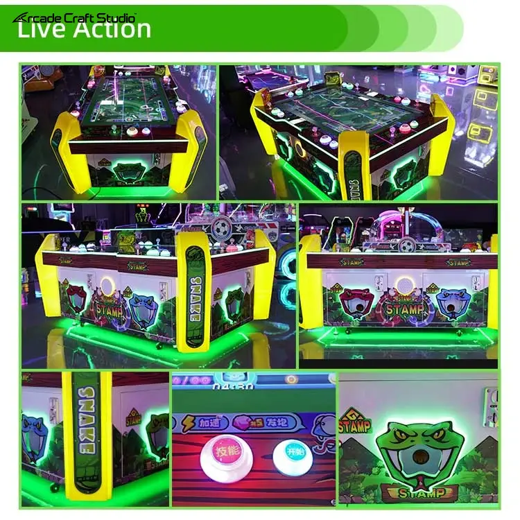 6 Players Snake Arcade Prize Ticket Game