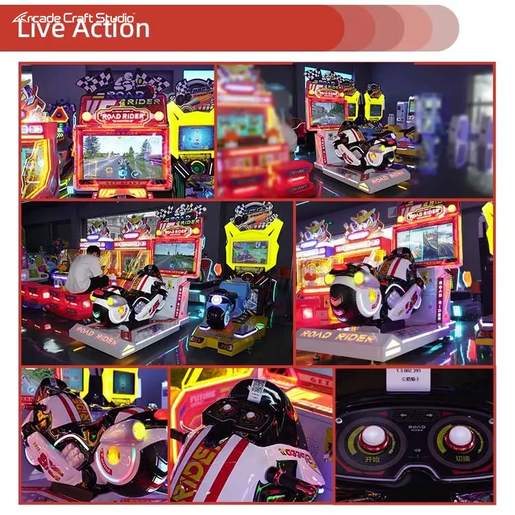 Road Rider Kids Motorcycle Arcade Game
