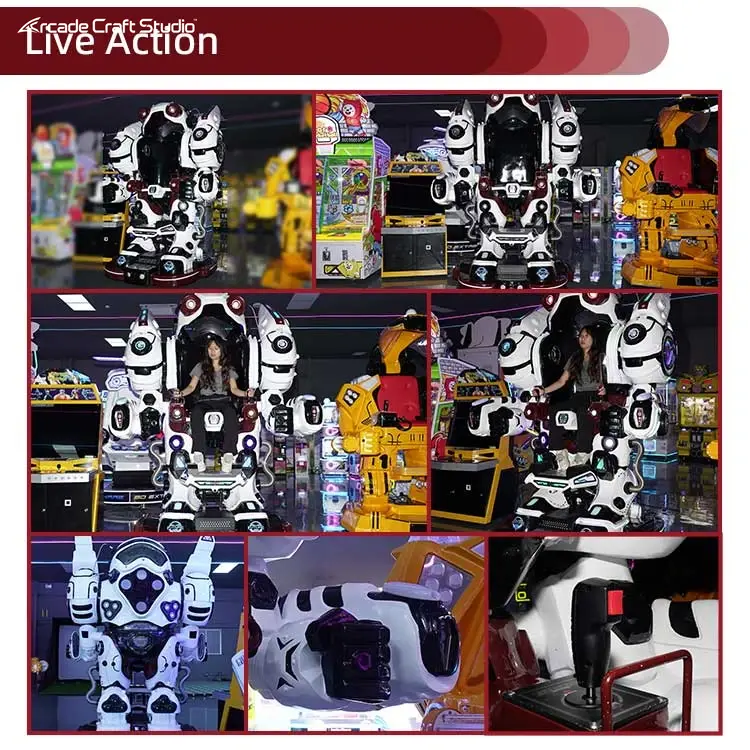Future Warrior Amusement Robot Ride