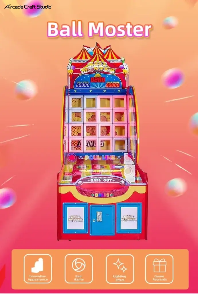 Ball Monster Ticket Game Arcade
