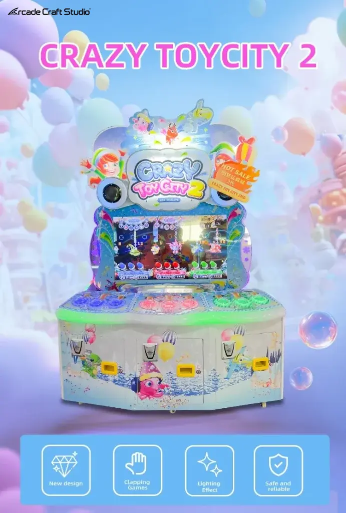 Crazy Toy City 2 Ticket Game Machine