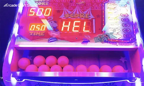 Funny Carnival Ball Throwing Ticket Arcade Games
