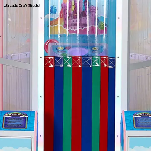 Rainbow Castle Ball Drop Arcade Machine Ticket Game