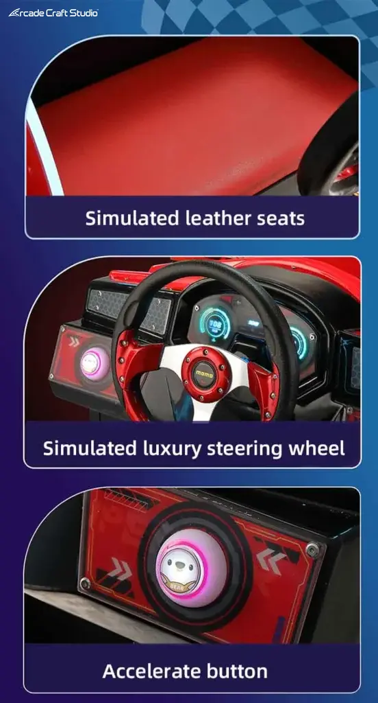 Super Car Racing Arcade Machine