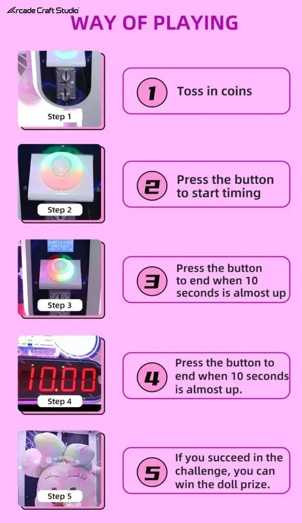 10 Seconds Challenge Gift Game Machine