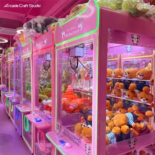 Panda Transparent Claw Machine Arcade