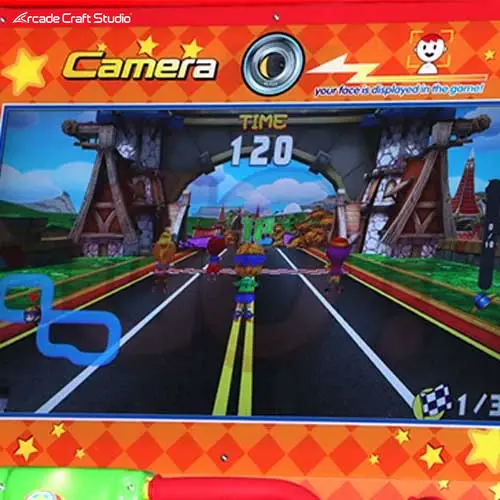 Happy Scooter Kids Racing Car Arcade Machine
