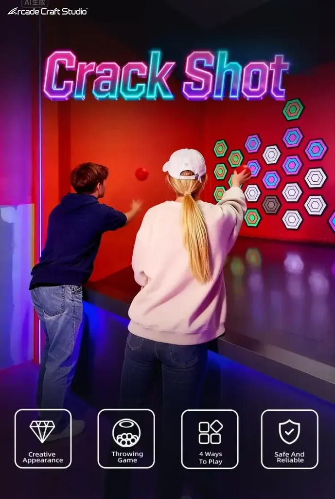 Crack Shot Multiplayer Ball Throwing Arcade Game