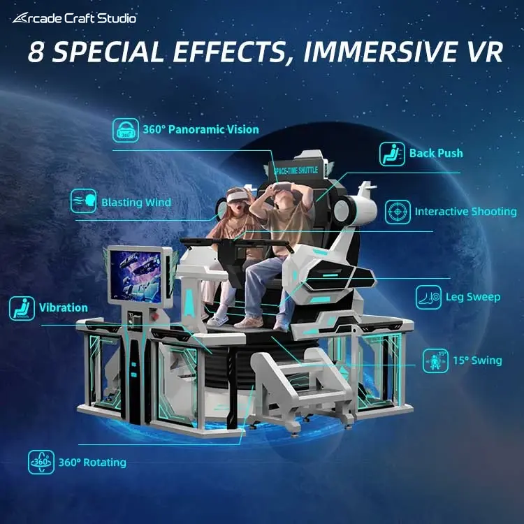 Two Player 360° Rotating 9d Vr Cinema