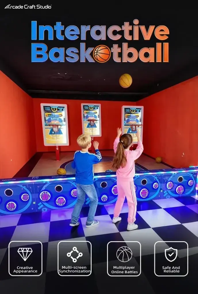 Multiplayer Indoor Basketball Game Simulation