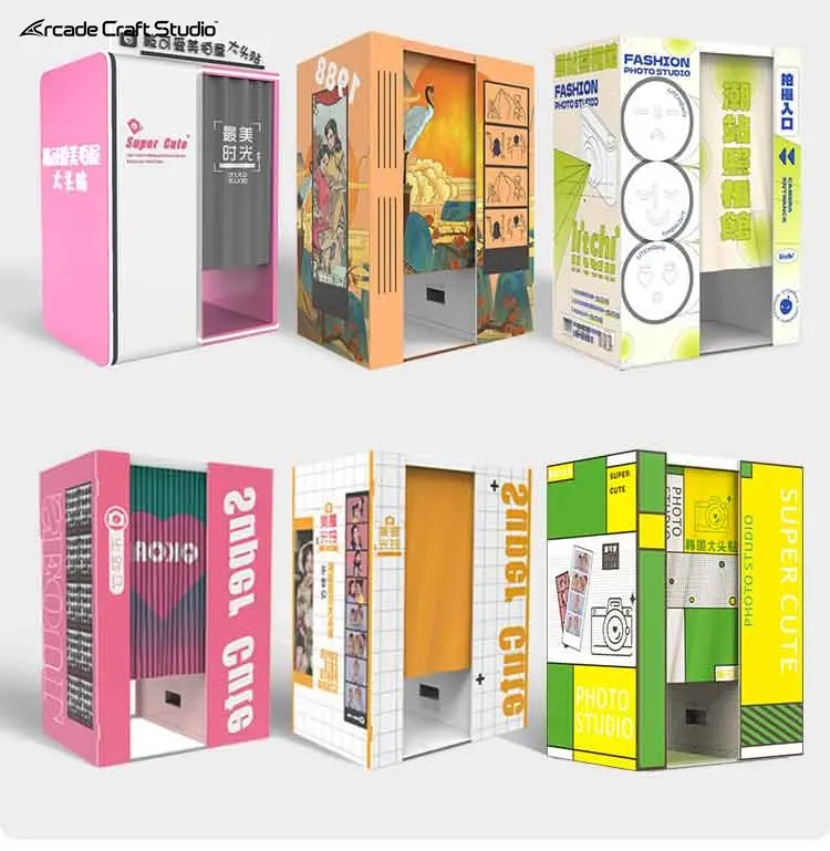 Shopping Mall Selfie Photo Booth Arcade Machine