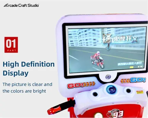 Kids Motorcycle Arcade Machine