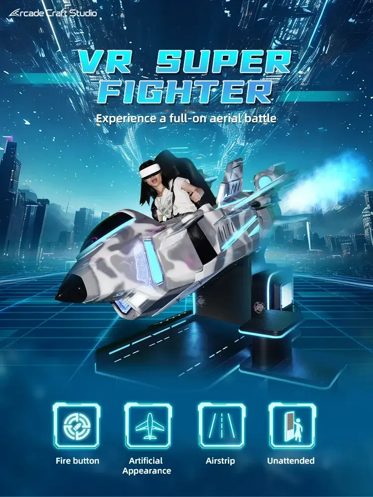 VR Super Fighter Airplane Simulator