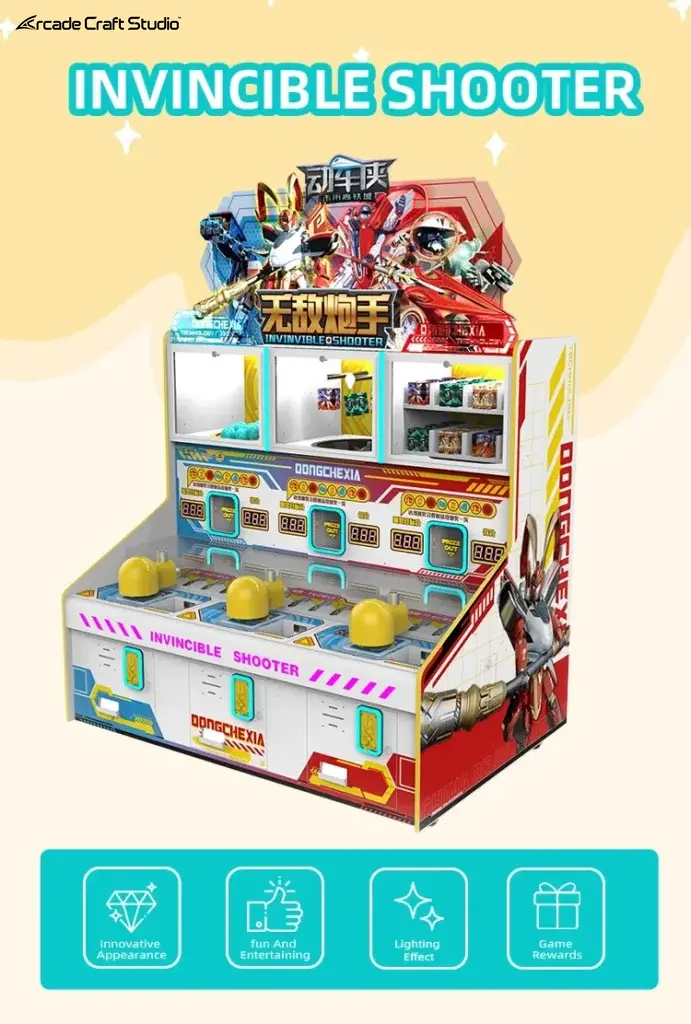 Invincible Shooter 3 Player Ball Shooting Arcade Games