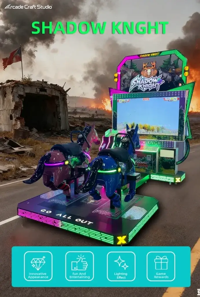 Shadow Knight Hunting Arcade Shooting Game Machine