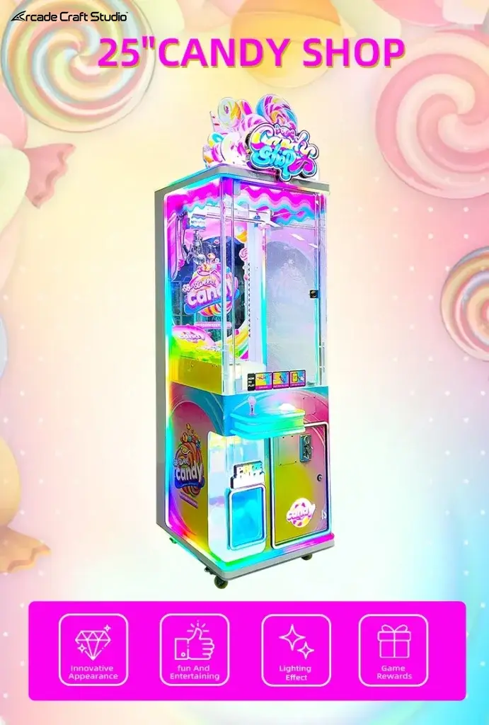 Candy Shop Arcade Candy Claw Machine