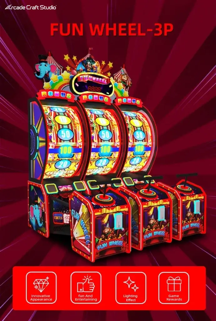 Fun Wheel Arcade Ticket Arcade Games (3P)