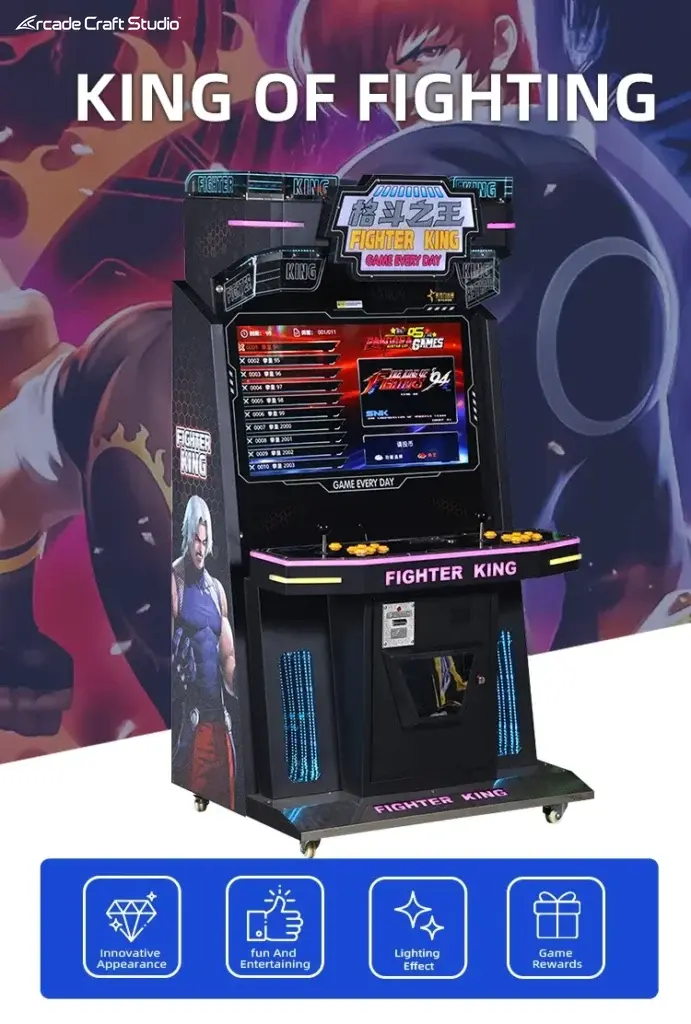Fighter King Multi Game Arcade Cabinet