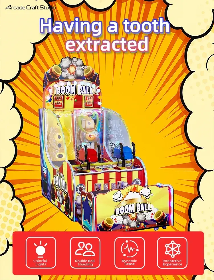 Boom Ball Shooting Arcade Ticket Game Machine