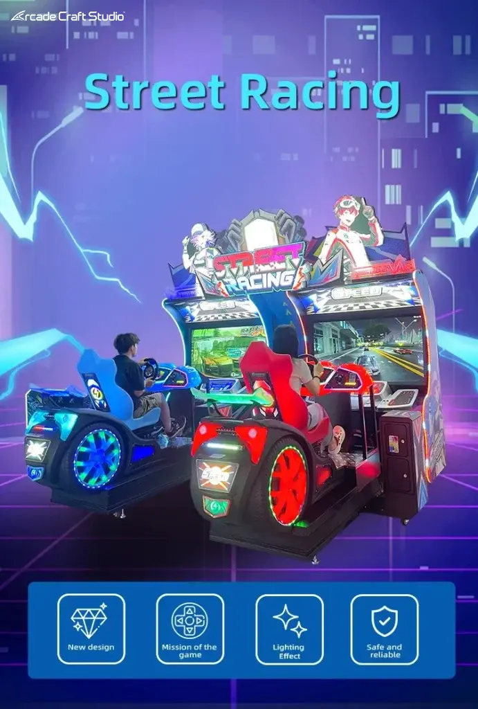 Street Racing Driving Simulator Arcade Machine