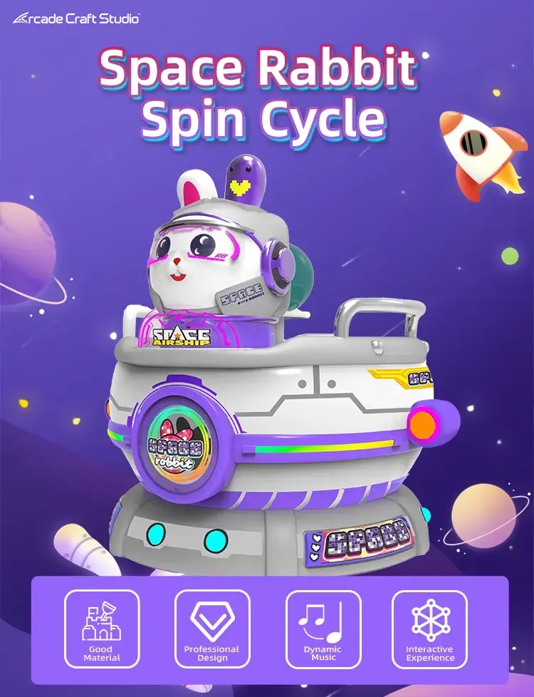 Space Rabbit Ride On Kiddie Rides
